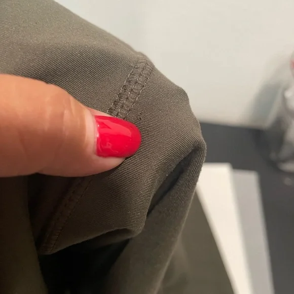 Ethos Olive Green Leggings - Picture 3 of 5